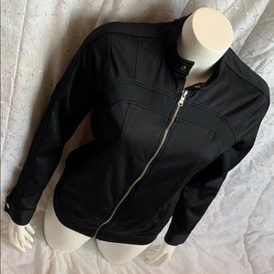 Black track express jacket